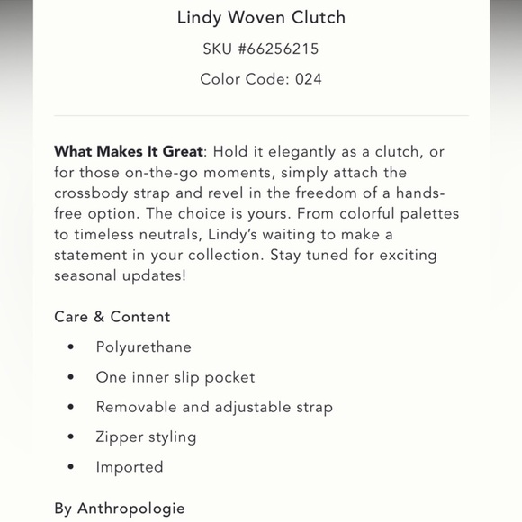 Lindy Woven Clutch by Anthropologie - Picture 4 of 9